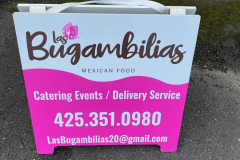 Las-Bugambilias-Aframe-Sign
